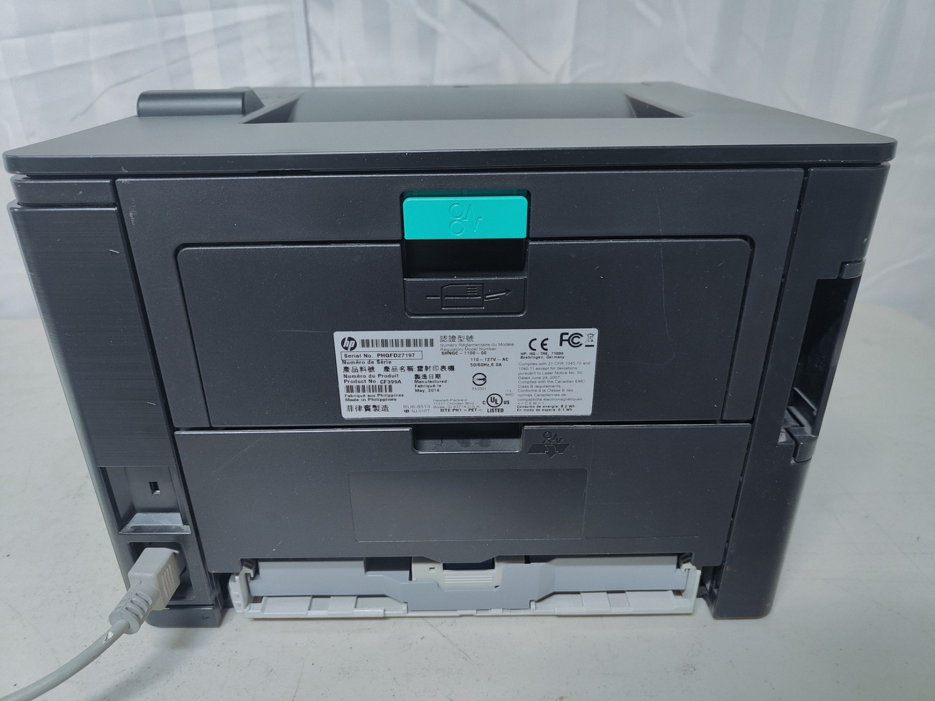 HP Mod. M401dne LaserJet Pro 400 Monochrome Laser Printer - Image 4 of 5