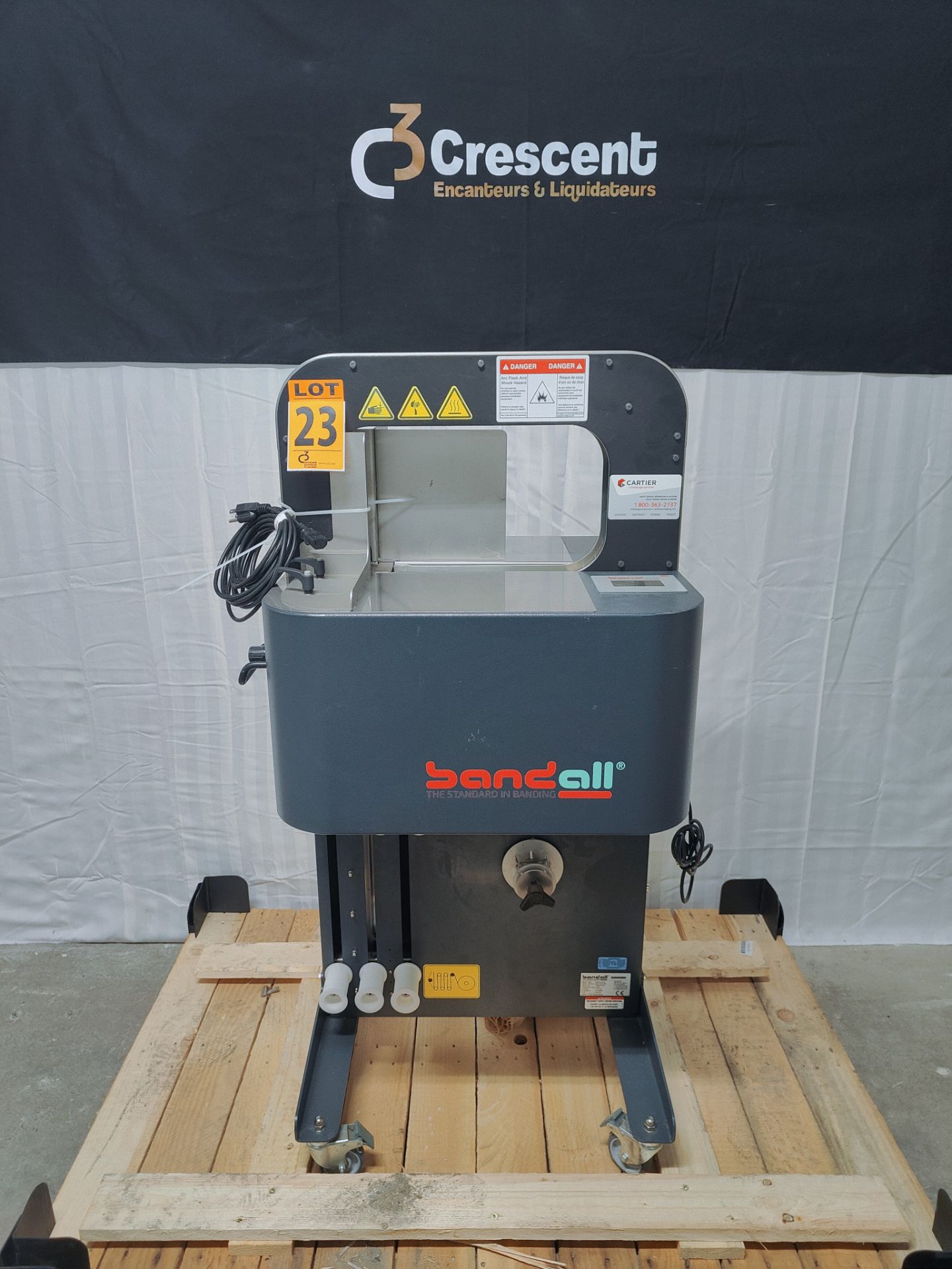 2025 Bandall Mod. BA32-20-62 Drawing No: 801-0010746 Serial No: 307722192 Specs: 115V, 50/60Hz, 400V