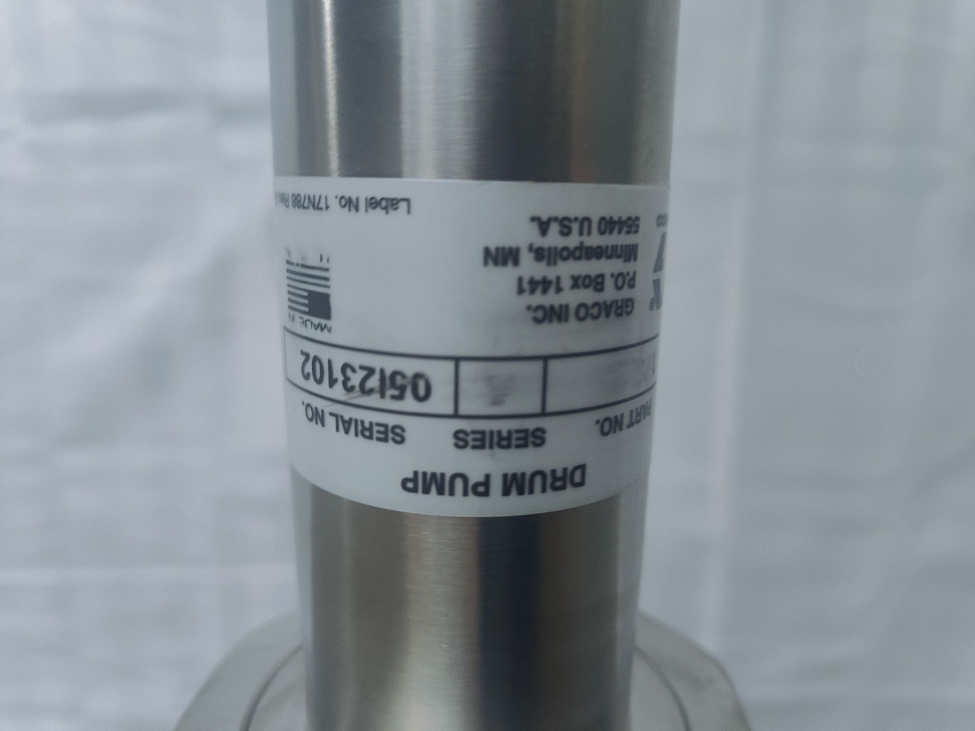 GRACO 17N668 Washdown Sanitary Wash Pump - Image 9 of 12