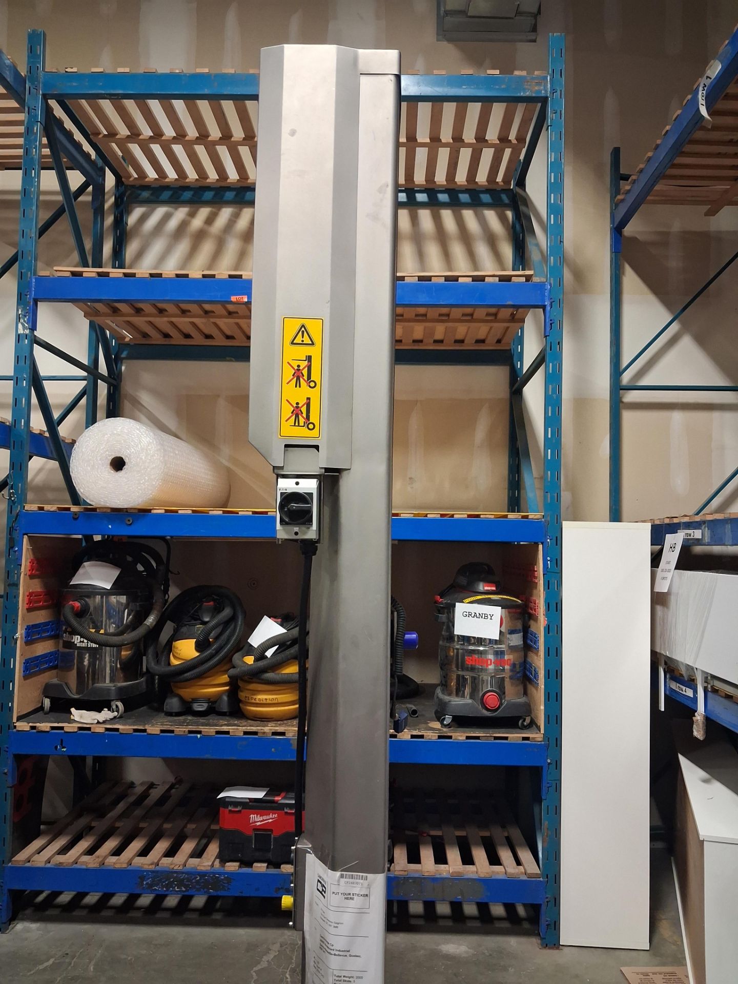 2020 NIMO Mod. SKV300-C3T-V Single Column Stainless Steel Bowl Lifter - Image 4 of 8