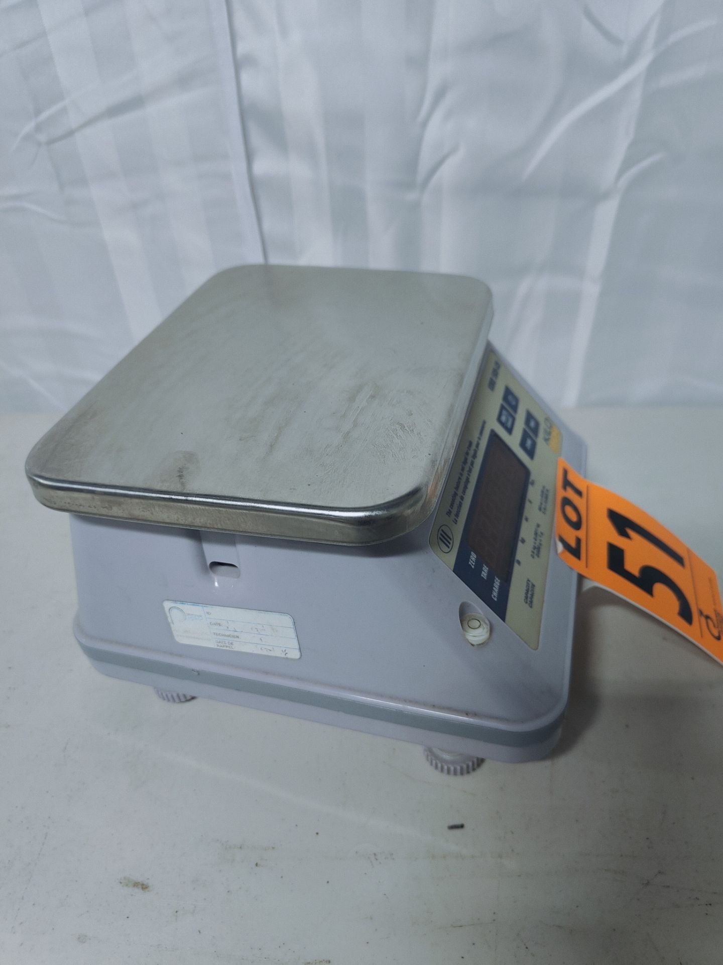Kilotech Mod. KWD 500-05 Digital Bench Scale Cap. 2.5 kg / 5 lb / 80 oz - Image 2 of 5