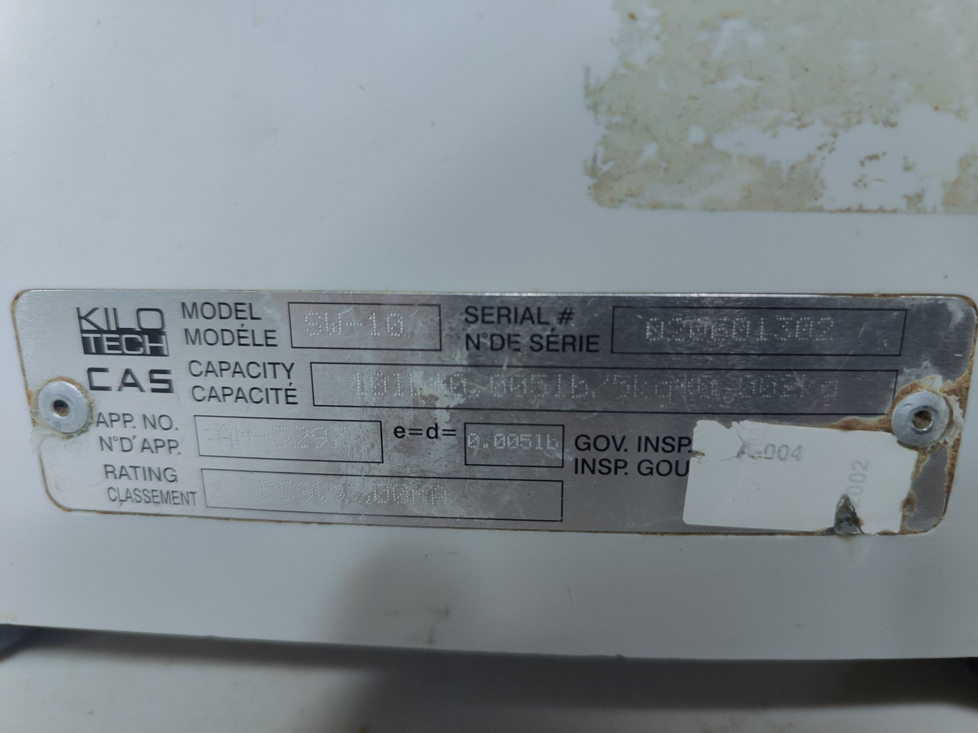 Kilotech Mod. SW-10 Digital Bench Scale Cap. 10 lb / 5 kg / 5000 g / 160 oz - Image 4 of 6