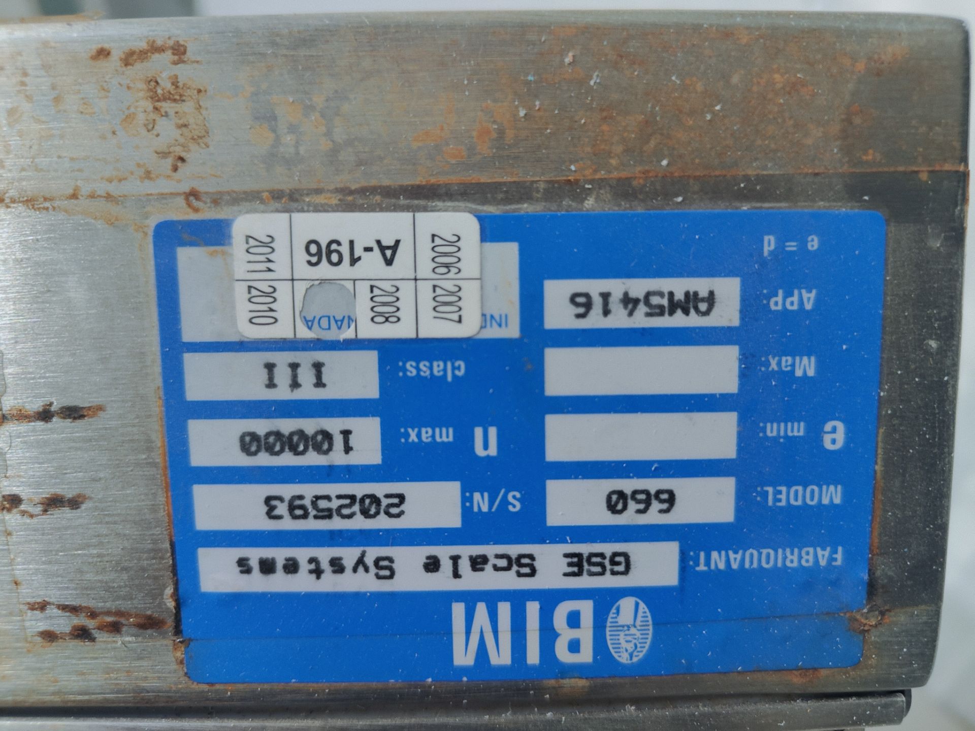 GSE Mod. 560 Series Digital Weight Indicator with Platform Cap. 50 kg - Image 5 of 6