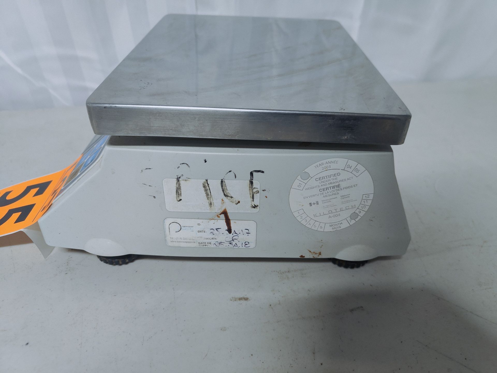 Kilotech Mod. SW-10 Digital Bench Scale Cap. 10 lb / 5 kg / 5000 g / 160 oz - Image 6 of 6