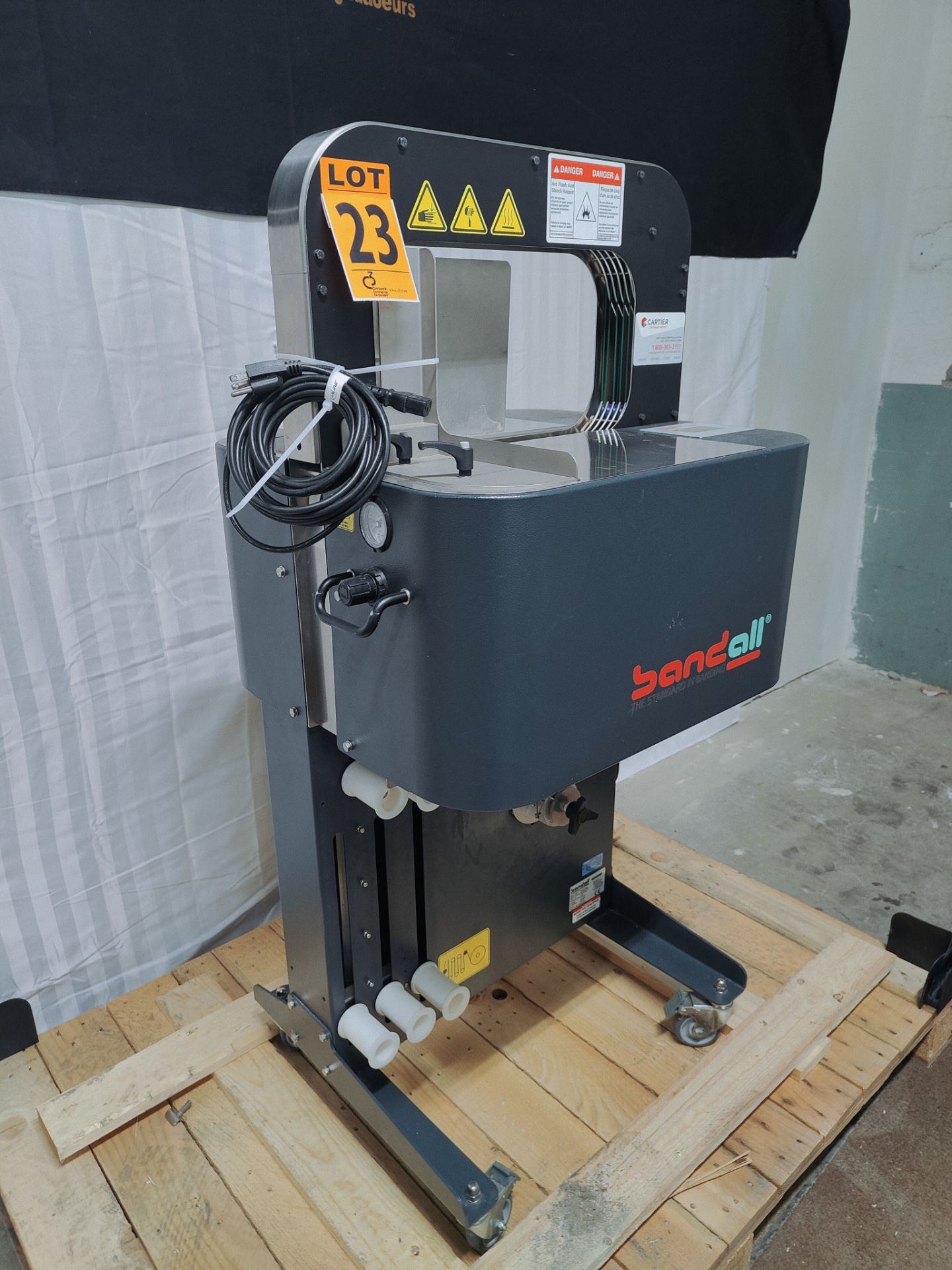 2025 Bandall Mod. BA32-20-62 Drawing No: 801-0010746 Serial No: 307722192 Specs: 115V, 50/60Hz, 400V - Image 2 of 7