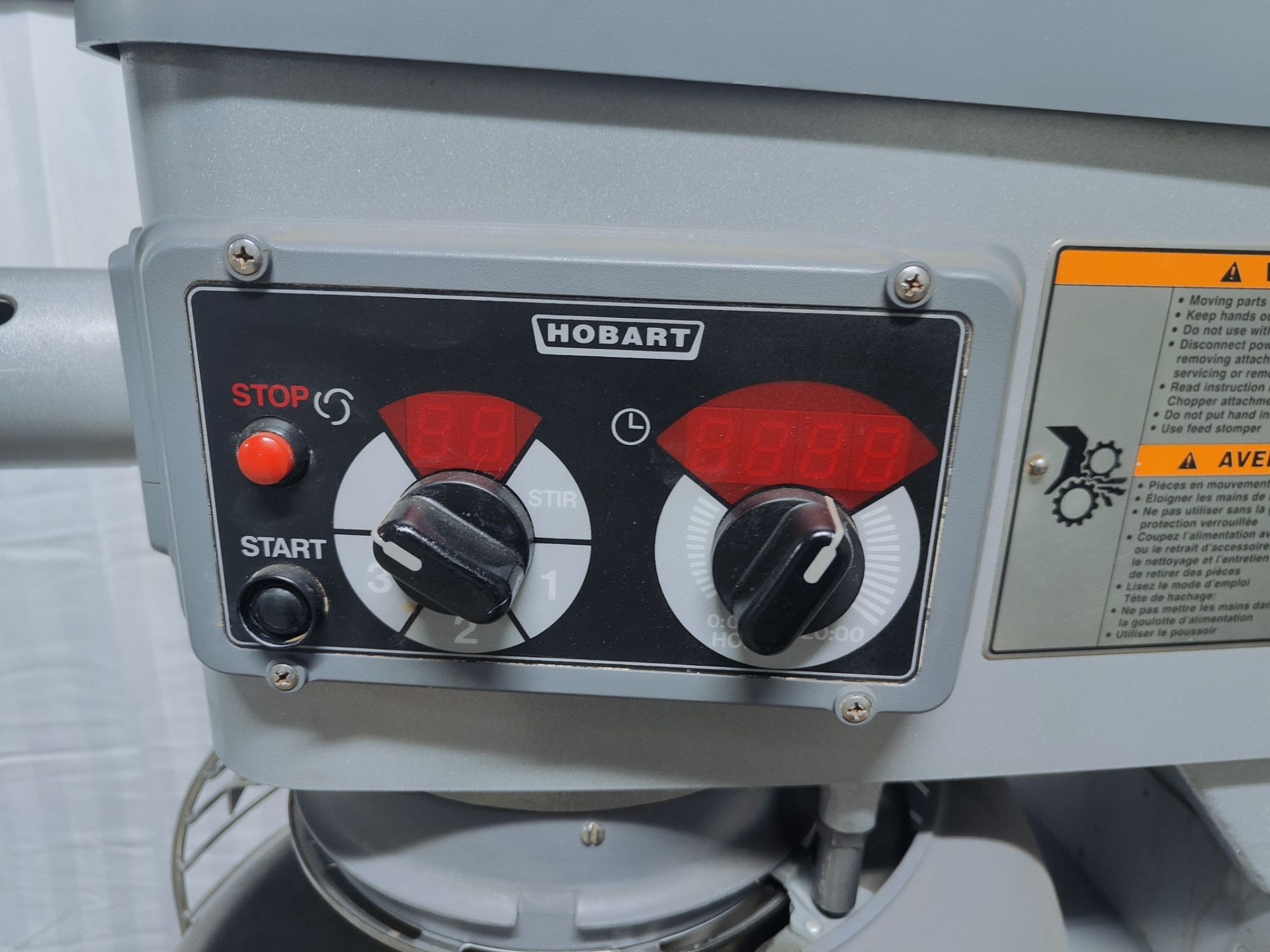 Hobart Mod. HL400 Planetary Floor Mixer with Guard & Bowl Serial: 31-1523-473 Specs: 1.5 HP, 50/60Hz - Image 4 of 13