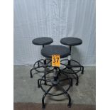 Lot of 3 Swivel Bar Stools