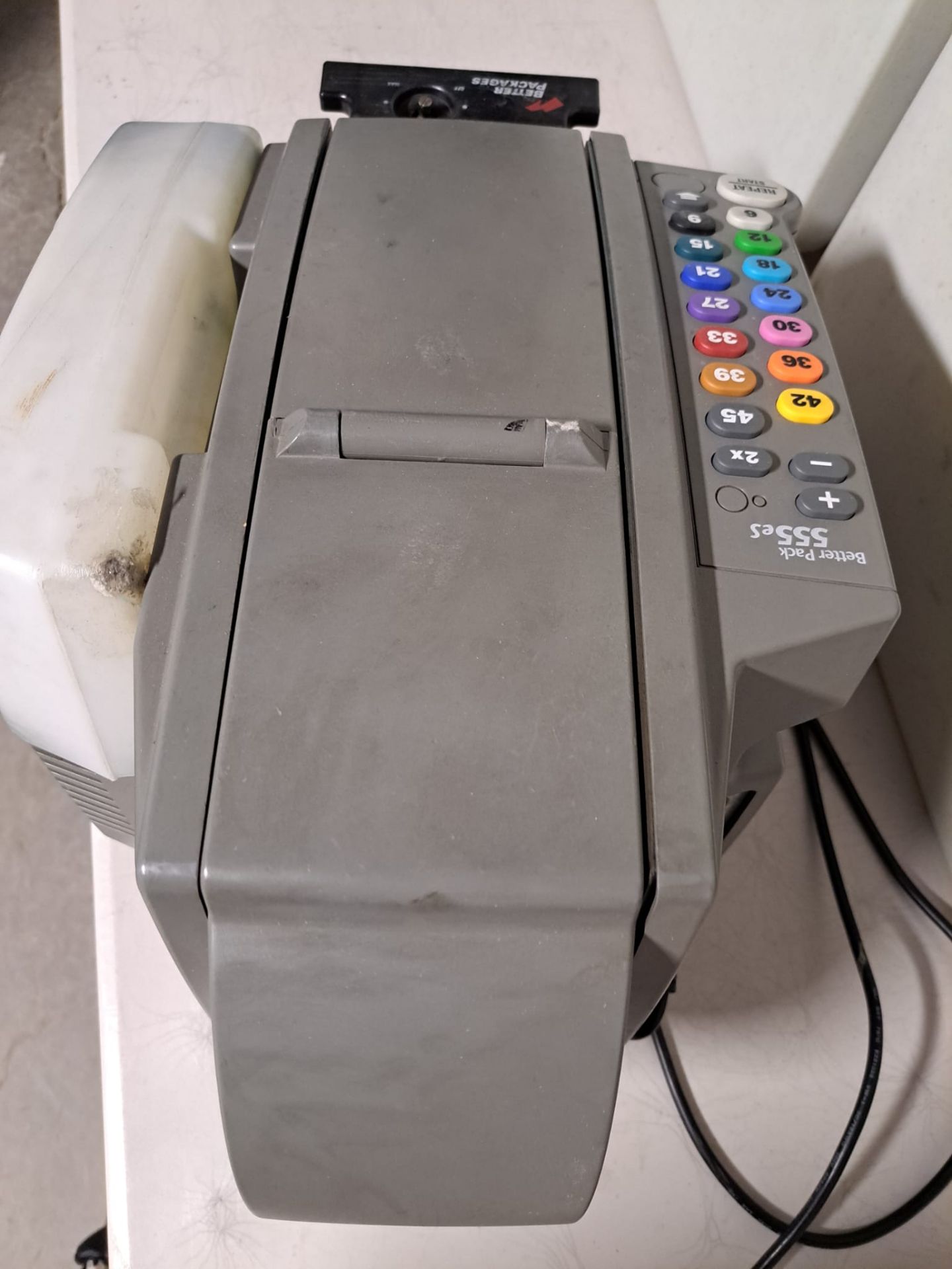 Better Packages Mod. 555eS Electronic Tape Dispenser Holds up to 1,000 ft rolls - Image 4 of 8