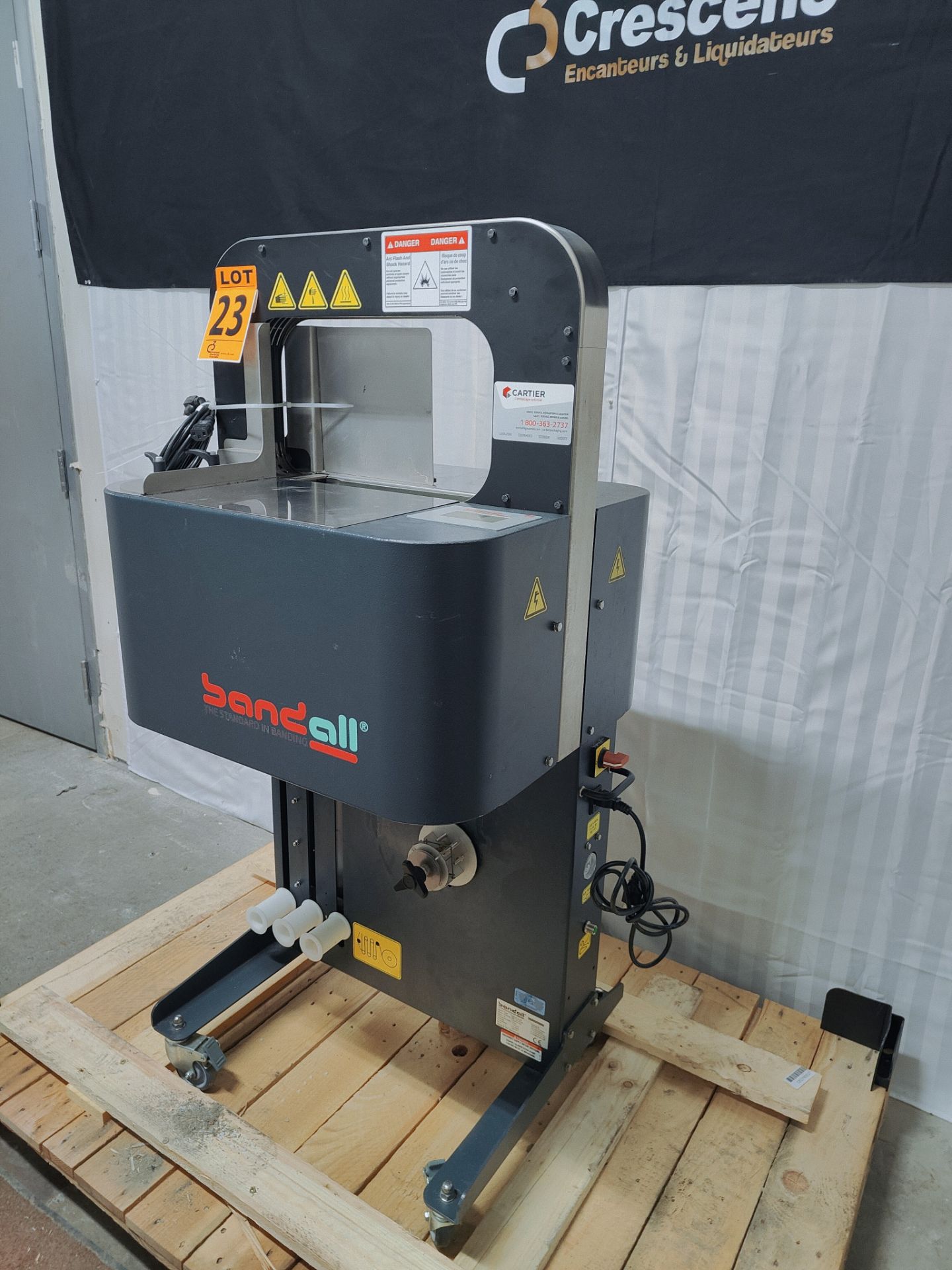 2025 Bandall Mod. BA32-20-62 Drawing No: 801-0010746 Serial No: 307722192 Specs: 115V, 50/60Hz, 400V - Image 3 of 7