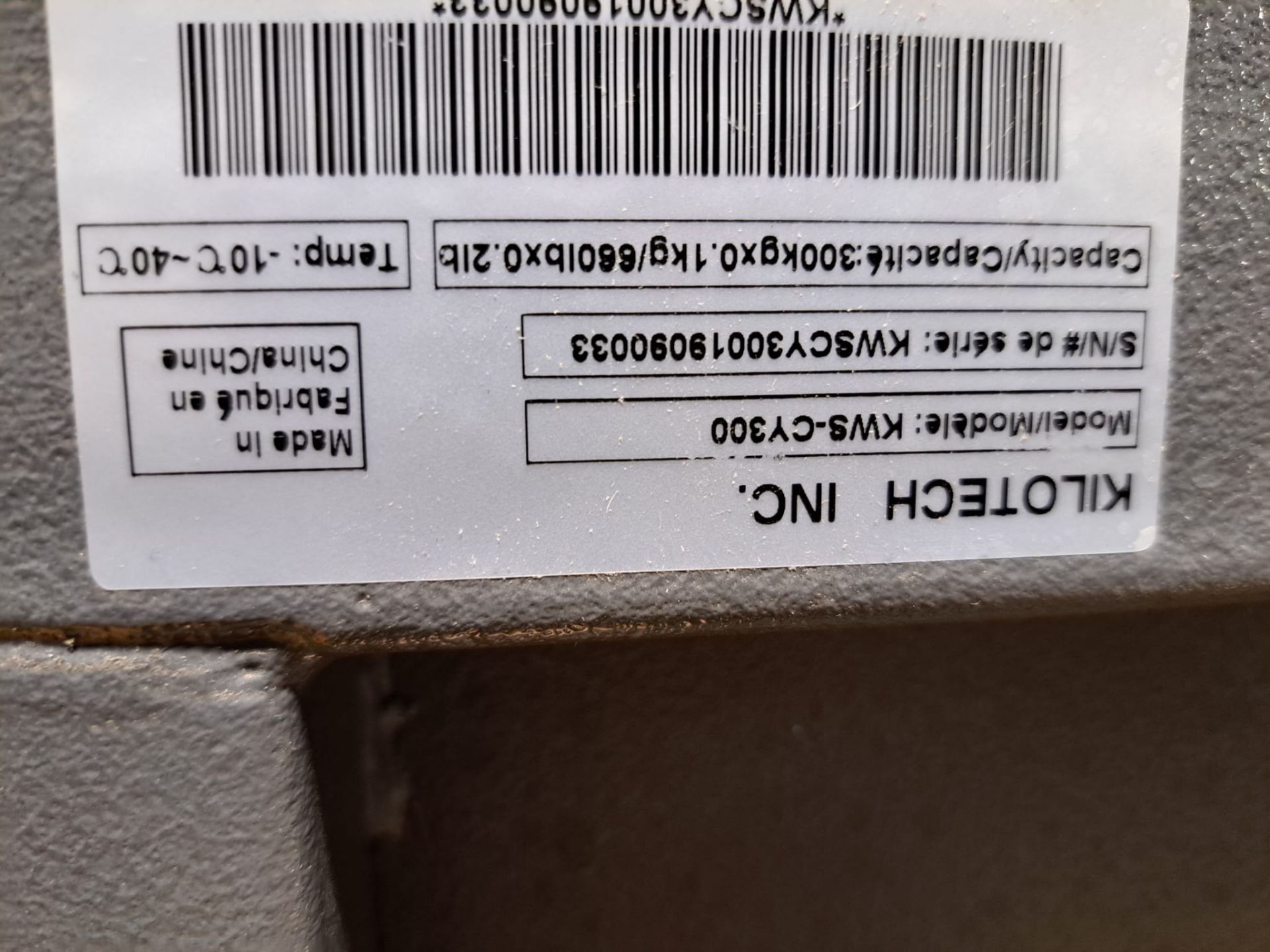 Industrial Floor Scale Mod. KWS-CY300 Diamond Plate Surface - Image 3 of 5