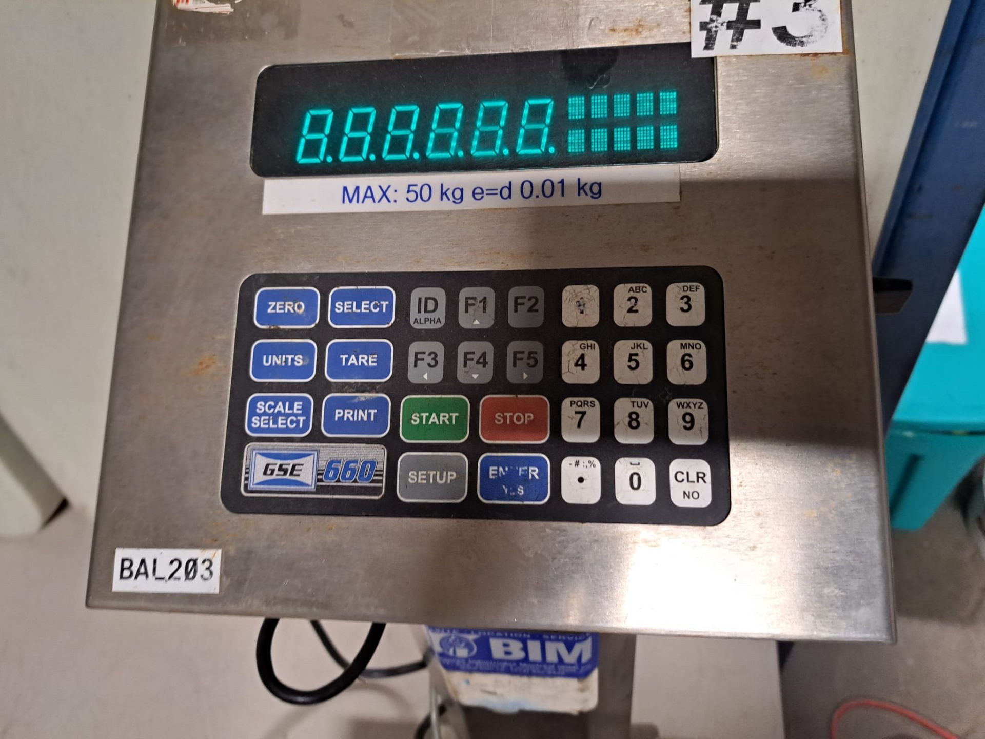 GSE Mod. 560 Series Digital Weight Indicator with Platform Cap. 50 kg - Image 2 of 4