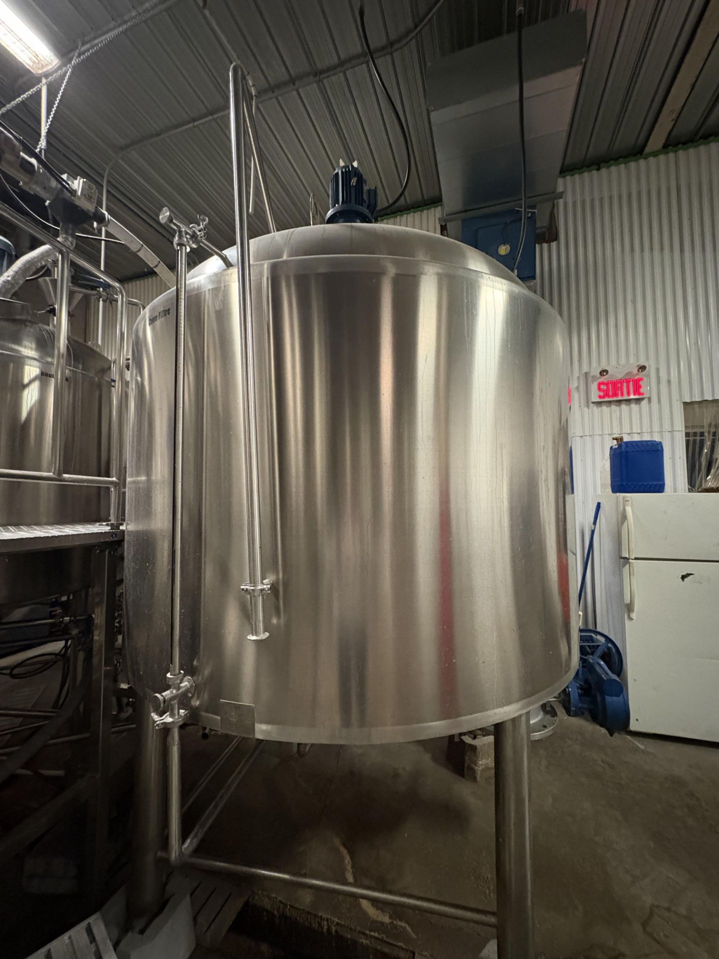 *BULK LOT* Complete 2016 HGMC Brewhouse w/ Mash & Lauter Tuns, Heat Tank, Plate Exchanger, Platform - Image 26 of 51