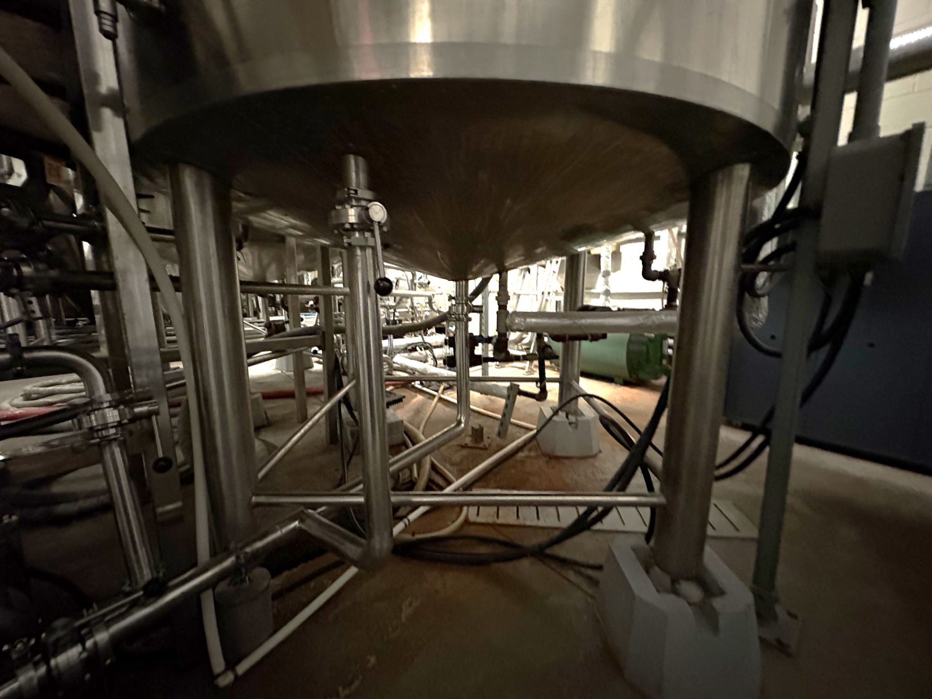 *BULK LOT* Complete 2016 HGMC Brewhouse w/ Mash & Lauter Tuns, Heat Tank, Plate Exchanger, Platform - Image 42 of 51