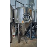 1750 Litre GW KENT SS Double Jacketed, Cone-Bottom Fermentation Tank (2006)