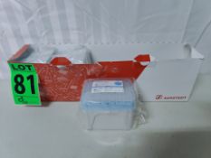 (3) SARSTEDT mod. 70.3050.200 Pipette Tip Boxes, 1000 µL, 96/box = 288 Tips