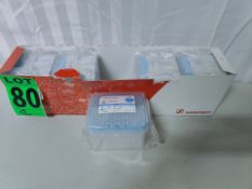 (5) SARSTEDT mod. 70.3050.200 Pipette Tip Boxes, 1000 µL, 96/box = 480 Tips