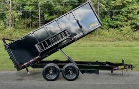 BRAND NEW UNUSED 2026 NEXHAUL 7X14 15K DUMP TRAILER 4FT WALLS