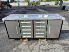 BRAND NEW 7FT 10 DRAWER 2 CABINET WORKBENCH (NY8)