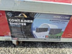 BRAND NEW GOLD MOUNTAIN C2020-300G 20FT X 20FT CONTAINER SHELTER (NY16)
