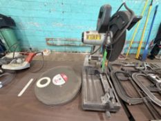 CHOPSAW WITH BRAND NEW CHOPSAW BLADES