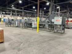 Pearson Packaging Systems Automated Case Packing Line w/ Wayne Automation Controls – (6) Stations, 4