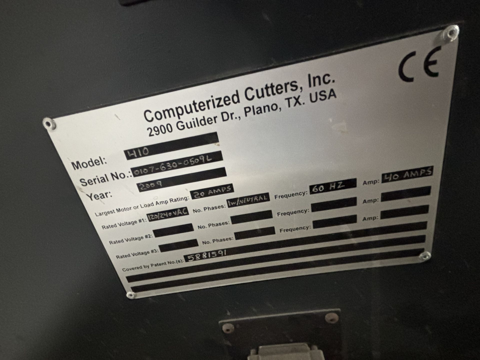 AccuBend Channel Letter Bend Model 410, S/N 0107-630-050L Mfg. 2019, includes spare parts - Image 4 of 5