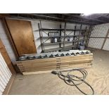 Contents of Loft - Metal Shelving, DEDOES Paint Mixing