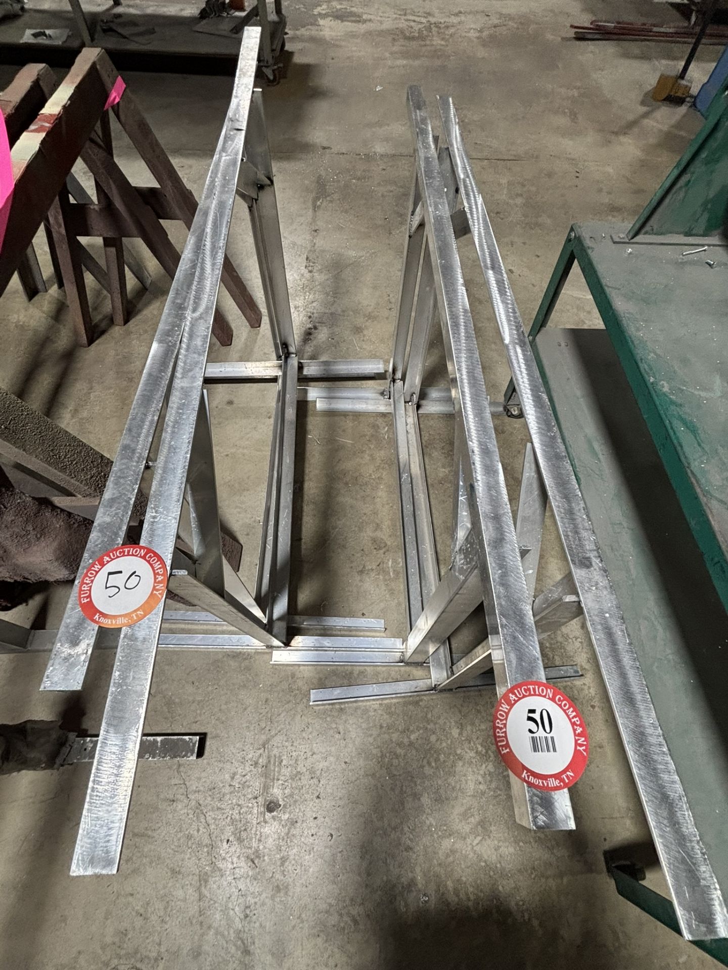 (4) Aluminum Drying/Paint Racks