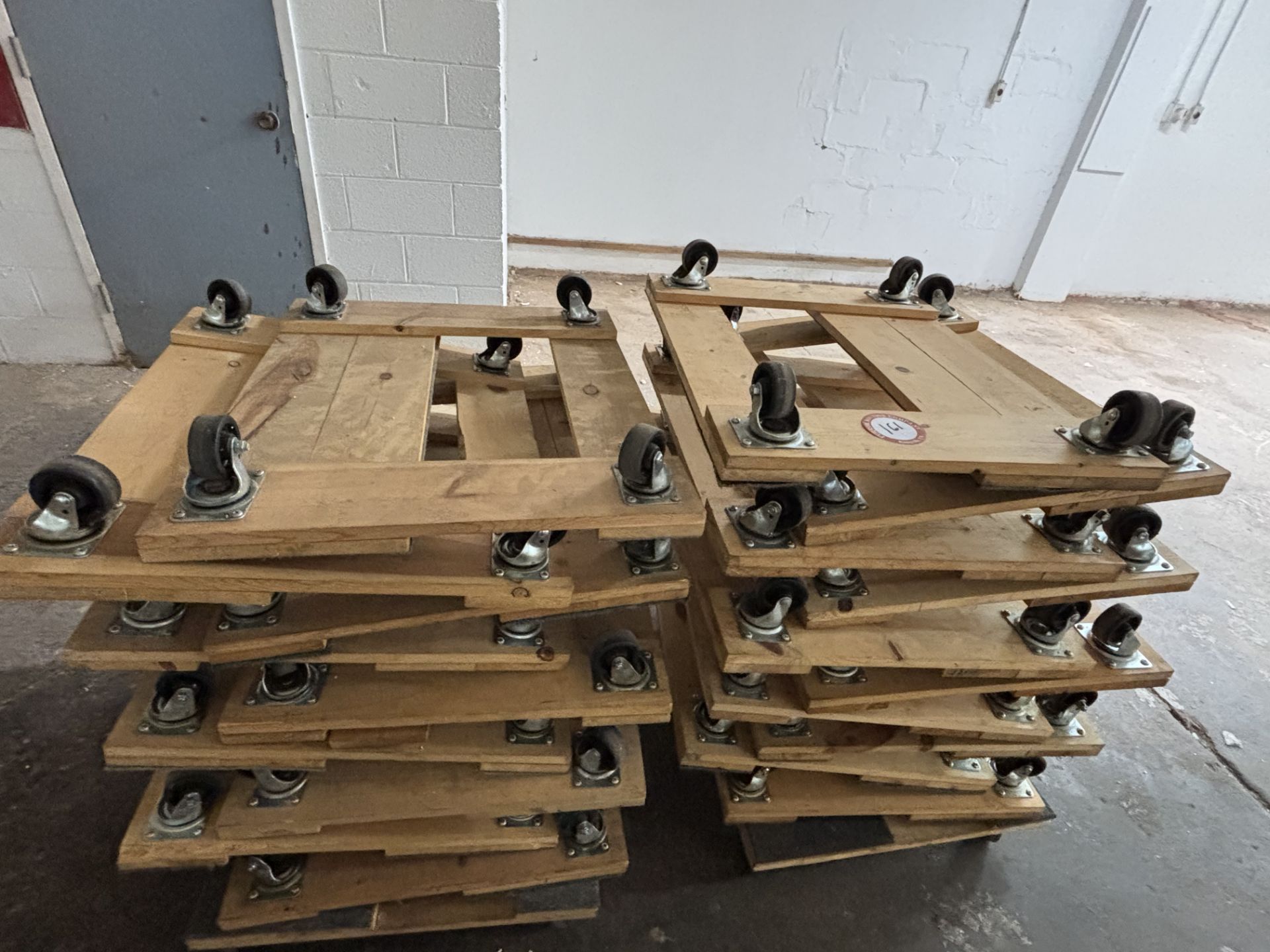 Approximately (20) 4-Wheel Dollys (31" x 24.5)