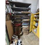 One Section Of Teardrop Style Heavy Duty Industrial Racking, 150" W x 32" D, 4 Shelves