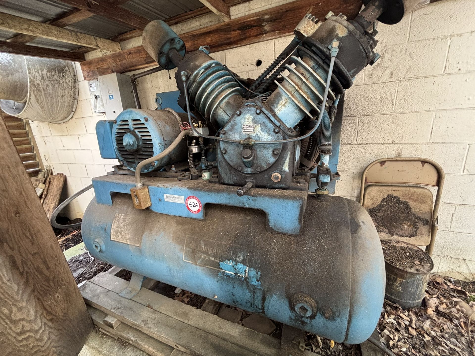 CompAir Kellogg Air Compressor Model DB462C, S/N 1027439