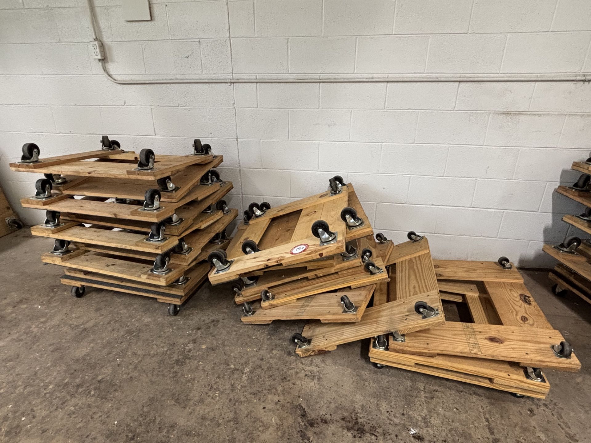Approximately (20) 4-Wheel Dollys (31" x 24.5)