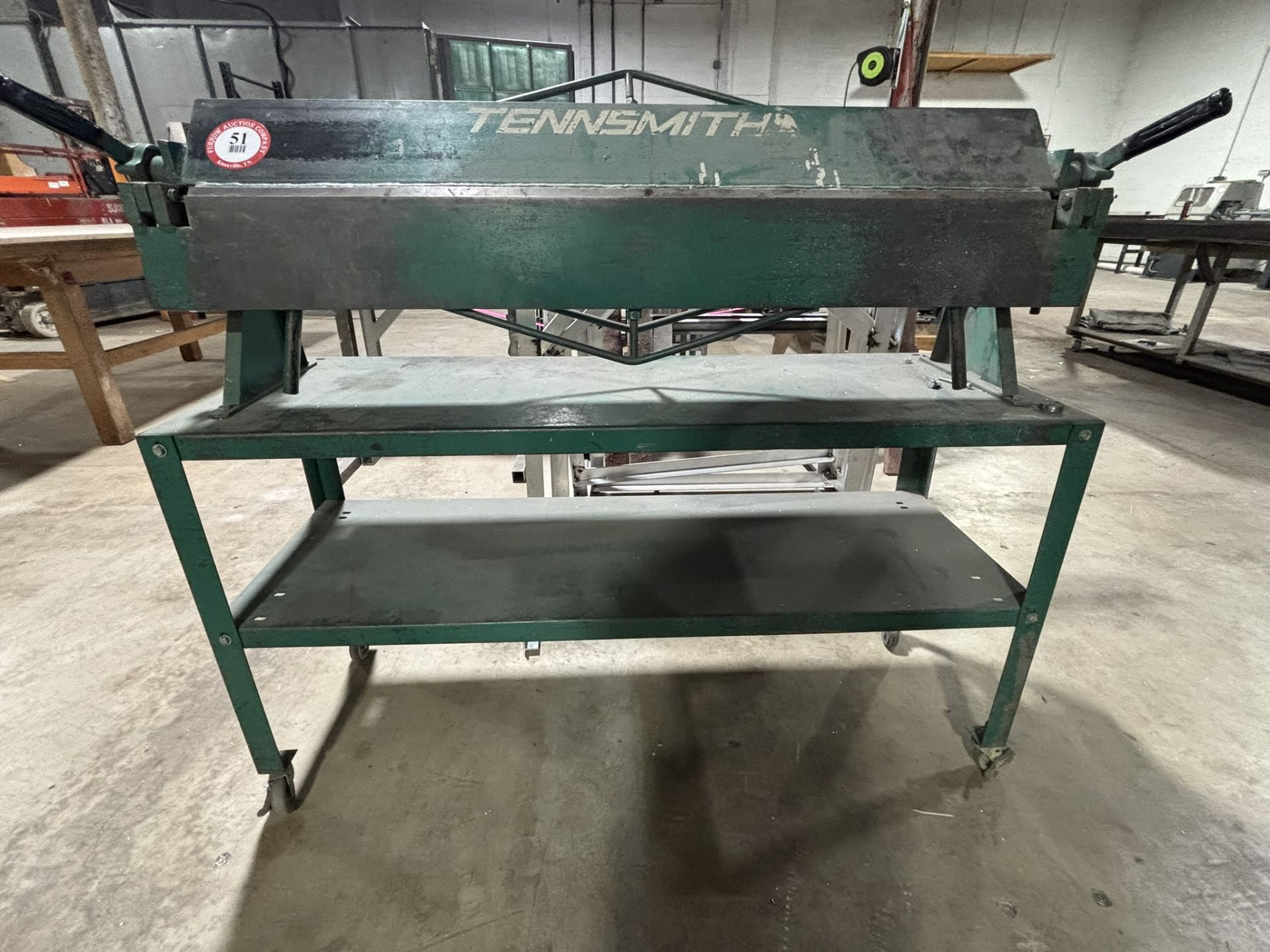 Tennsmith Sheet Metal Brake Model S4822, S/N 1577