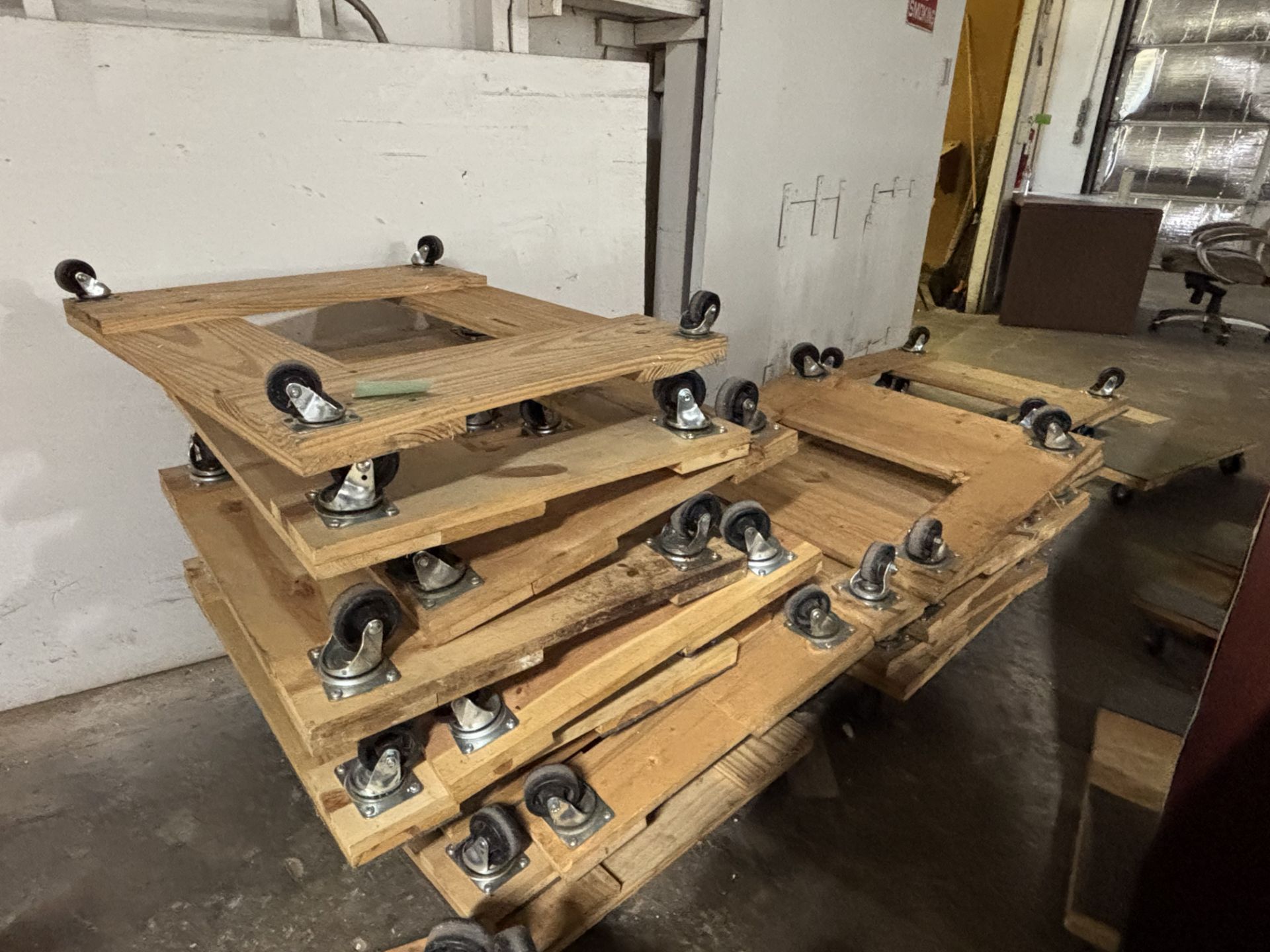 Approximately (30) 4-Wheel Dollys (31" x 24.5) - Image 2 of 2
