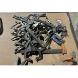 Large Assortment of Vice Grip Style Locking C-Clamps