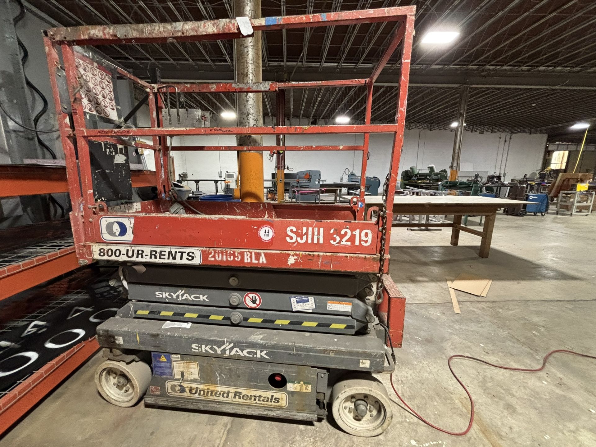 Sky Jack SJIII 3219 Electric Scissor Lift - 19 Ft Platform Height