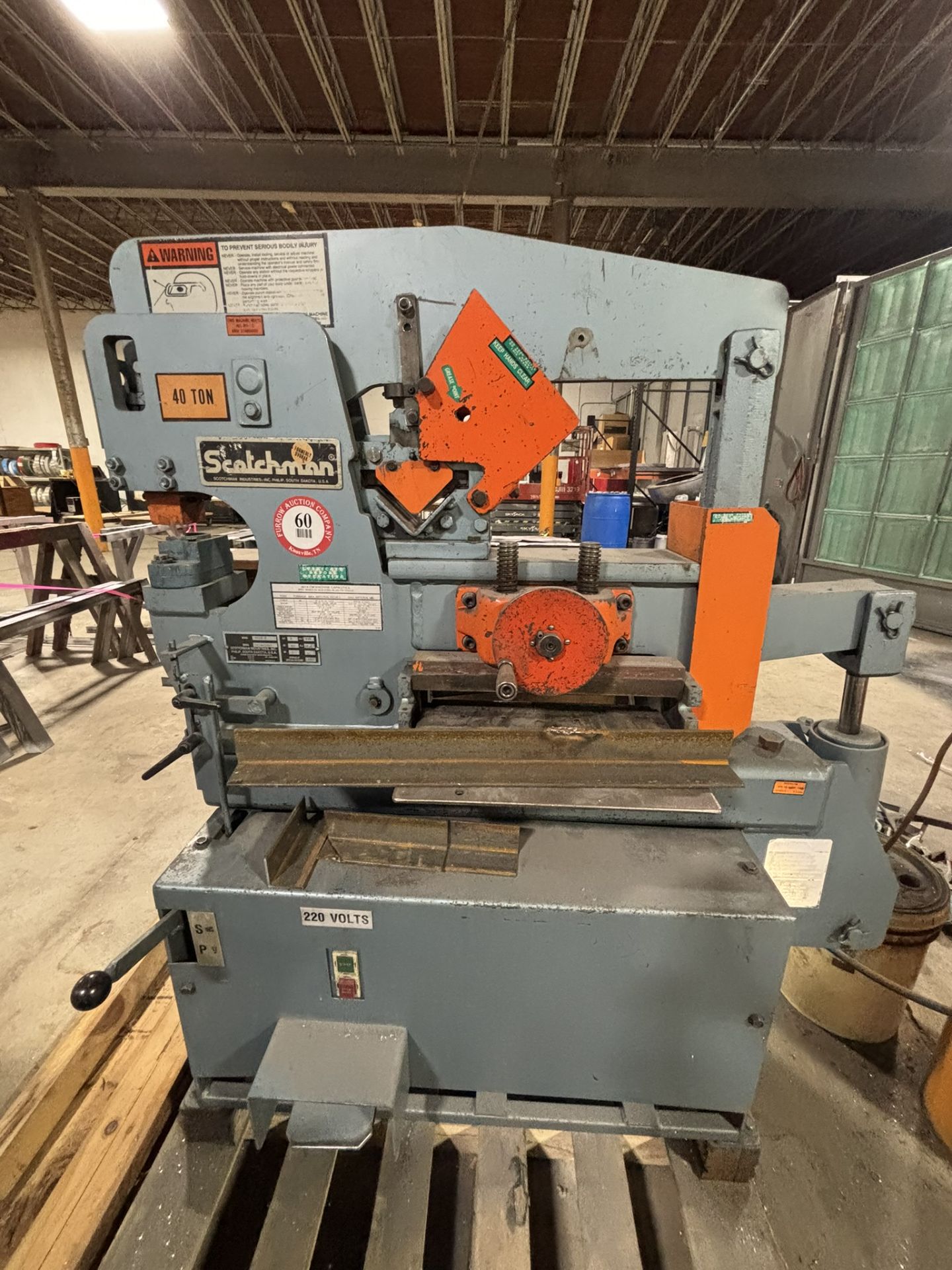 Scotchman 40-Ton Iron Worker Model 4041C S/N 2918M1087 - Image 2 of 4