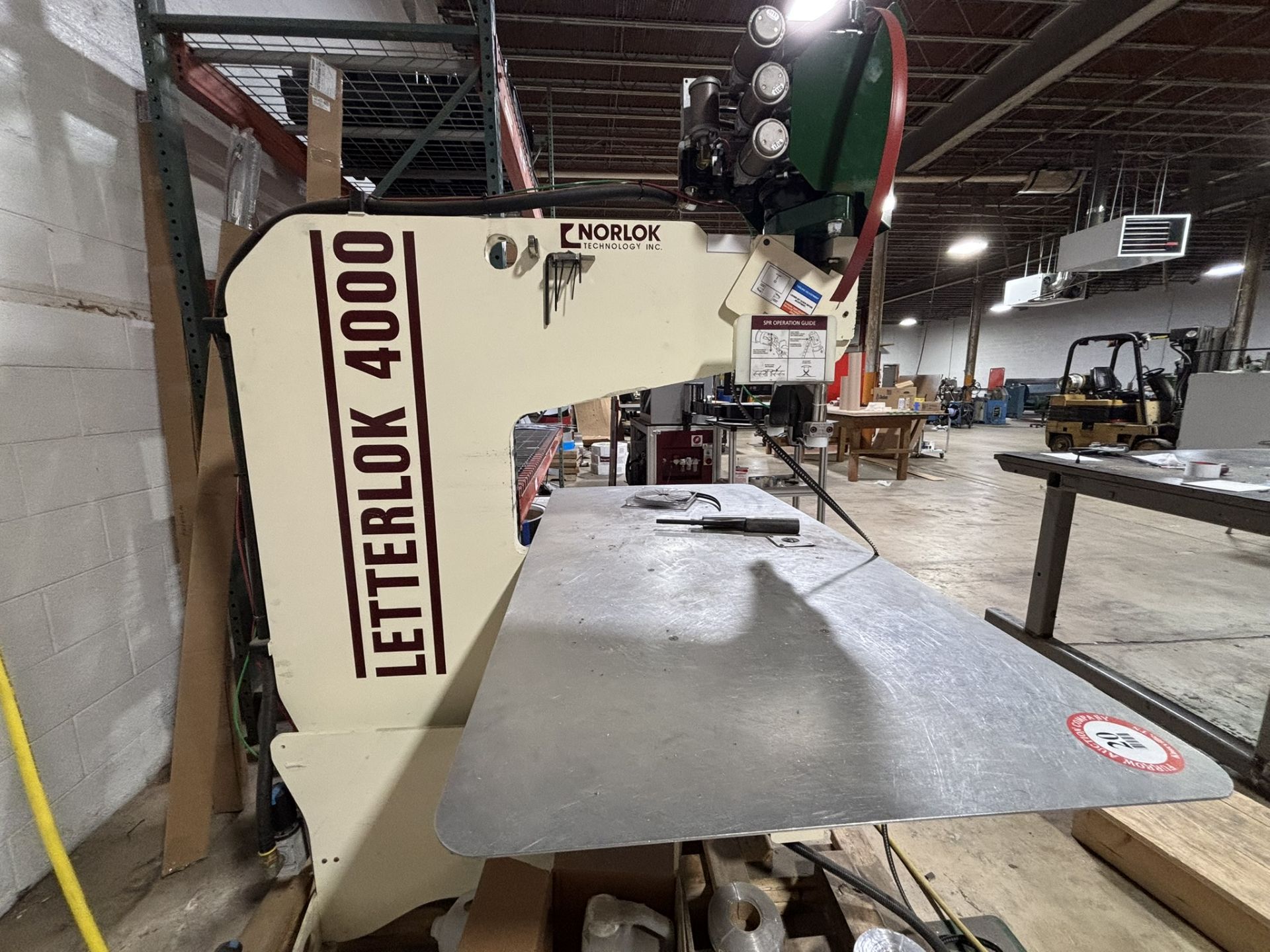 Norlok Technology Clinching Machine Model LL4000, S/N 20220 Floor Mounted - Image 4 of 6