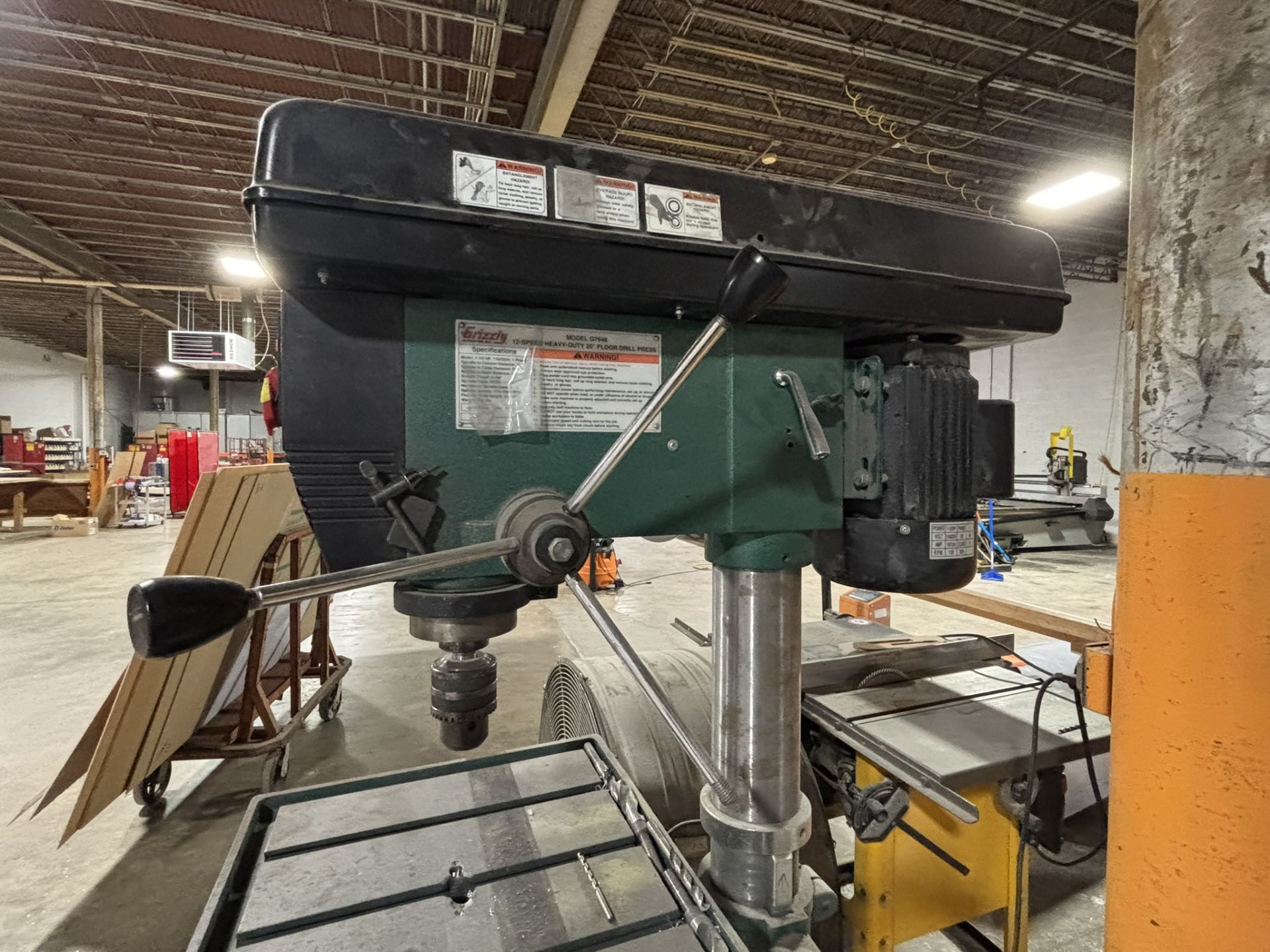 Grizzly Industrial Pedestal Mounted Drill Press - Image 4 of 4