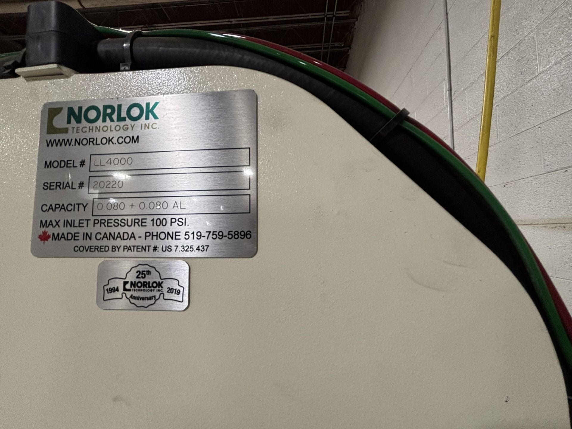 Norlok Technology Clinching Machine Model LL4000, S/N 20220 Floor Mounted - Image 5 of 6