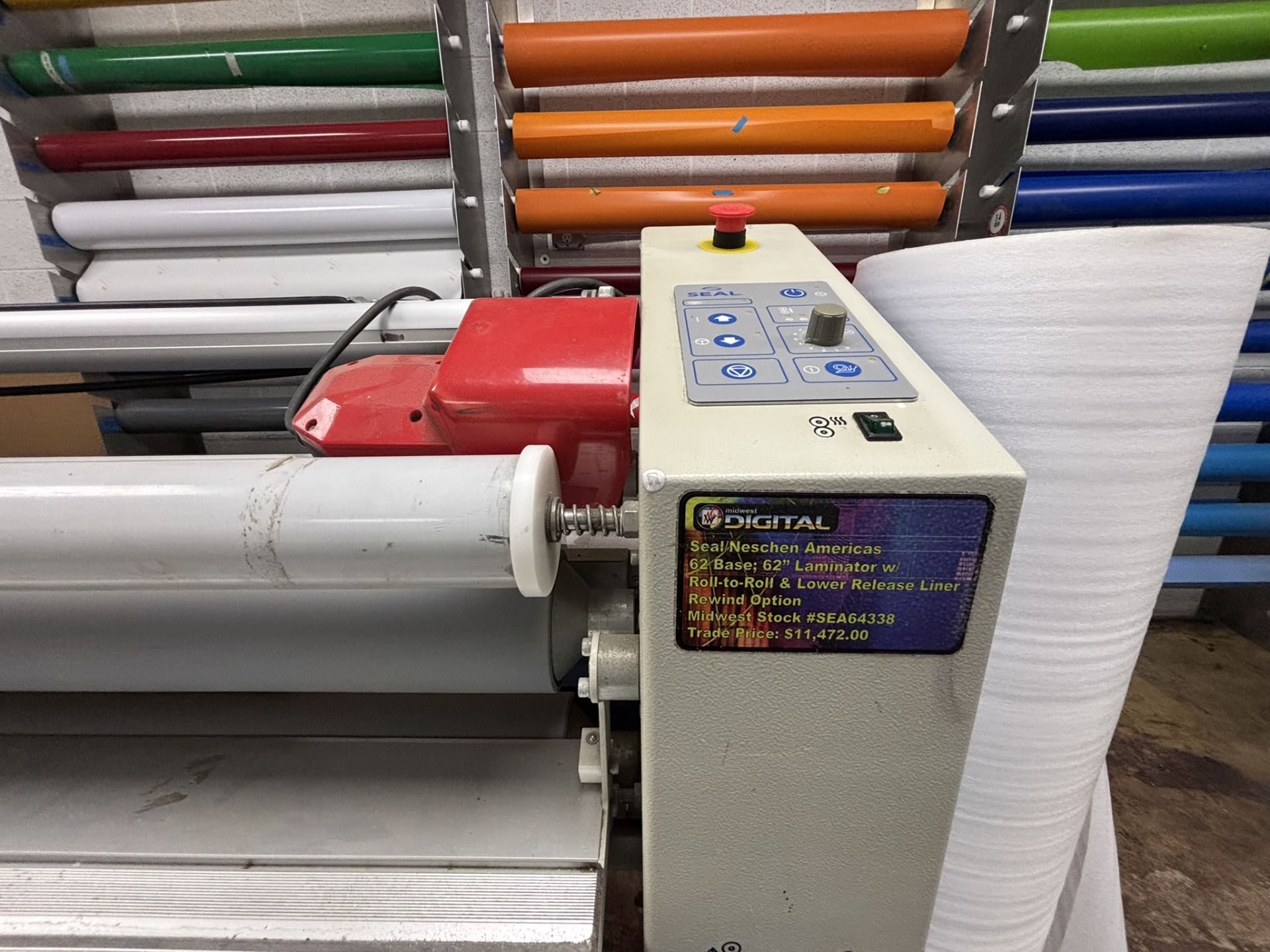 Seal 62 Base Wide Format Laminator, S/N 64338-00209 - Image 3 of 5