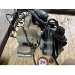 Stanley 4" Belt Sander + Portable Model 352VS 3" x 21" Sander + Ryobi Corded Handheld Sander