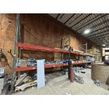 3 Sections Teardrop Style Heavy Duty Industrial Racking, 150" W x 32" D, 6 Shelves