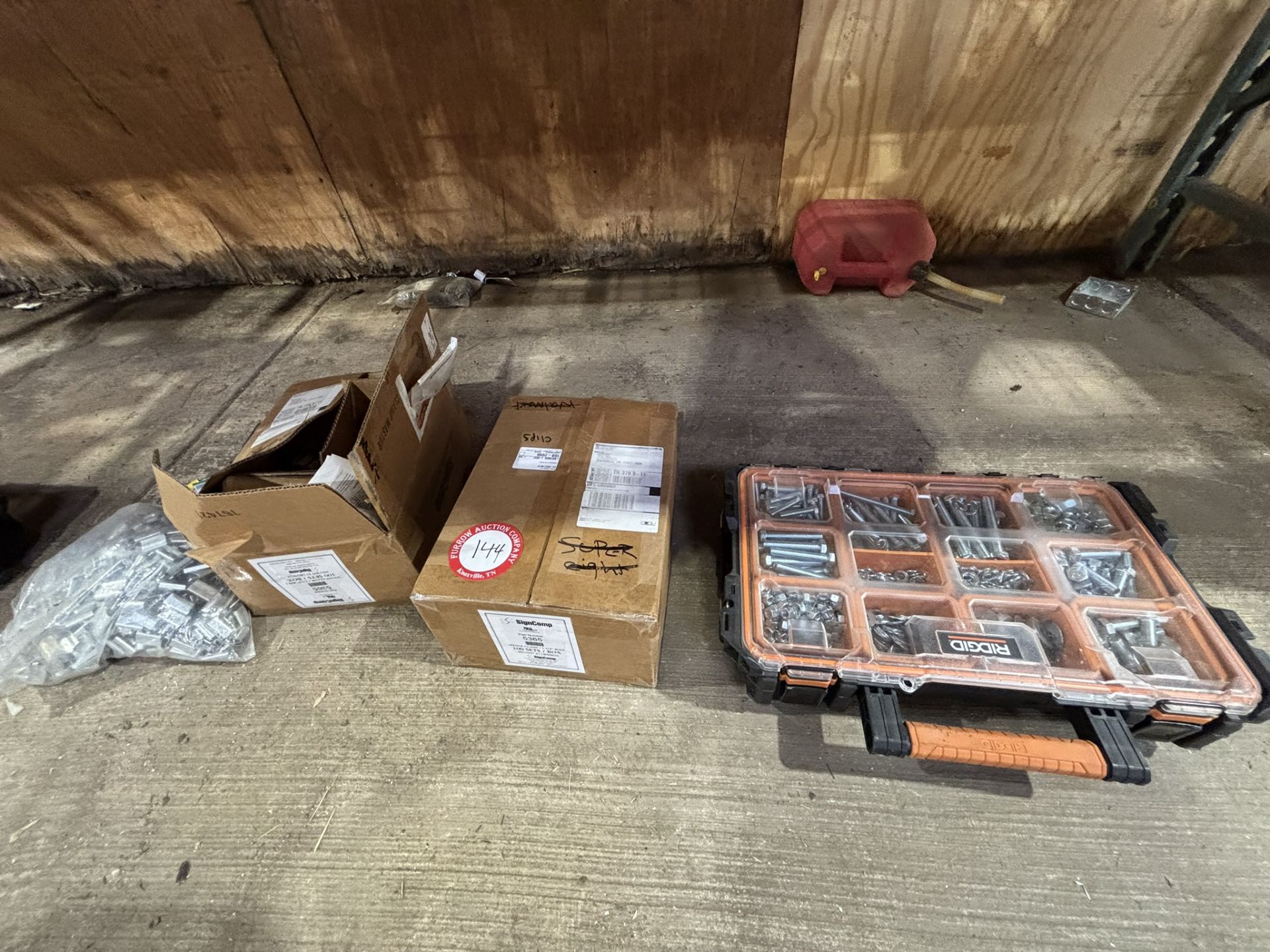 Large Quantity of Hardware, Screws, Bolts, Nuts, Washers, Wire, Lighting Components Conduit, etc. - Image 6 of 6