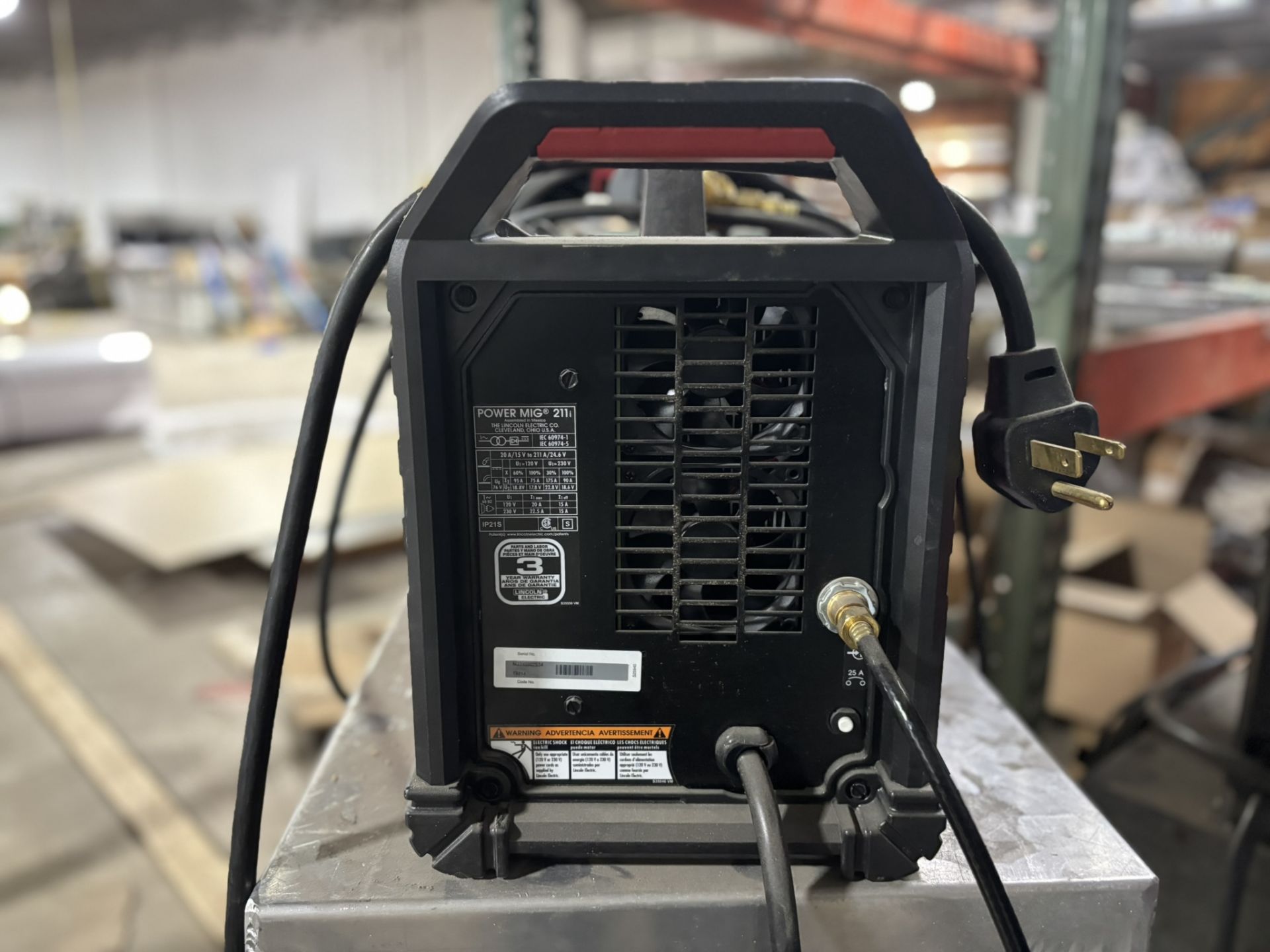 Lincoln Electric Hypertherm Power MIG 211i MIG Welder - Image 3 of 5