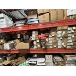 Contents of Industrial Rack- Assorted Sign Lighting Components, LED Light Sticks, Power Supplies,