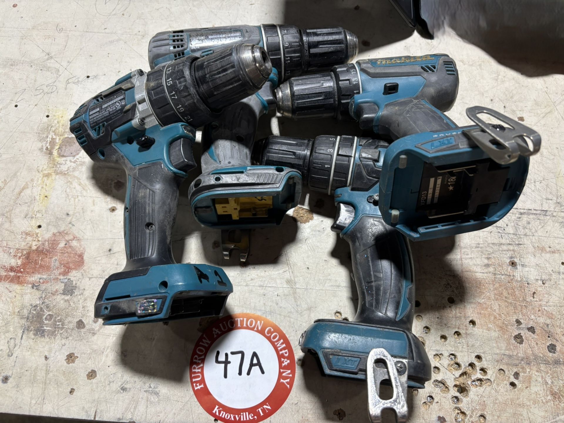 (4) Makita Cordless Drills (No Battery Or Charger)