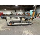Metal Shop Table on Casters (96" L x 50" W x 35" T)