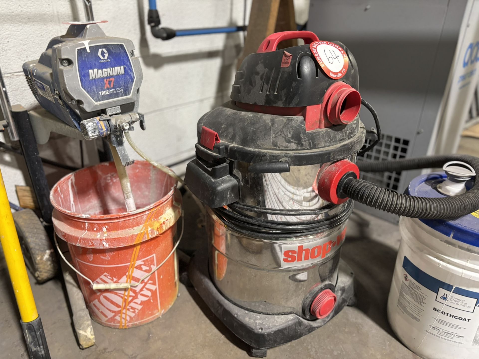 Airless Paint Sprayer & Shop Vac