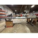 Heavy Duty Metal Shop Table on Casters 120" W x 60" D x 39" T